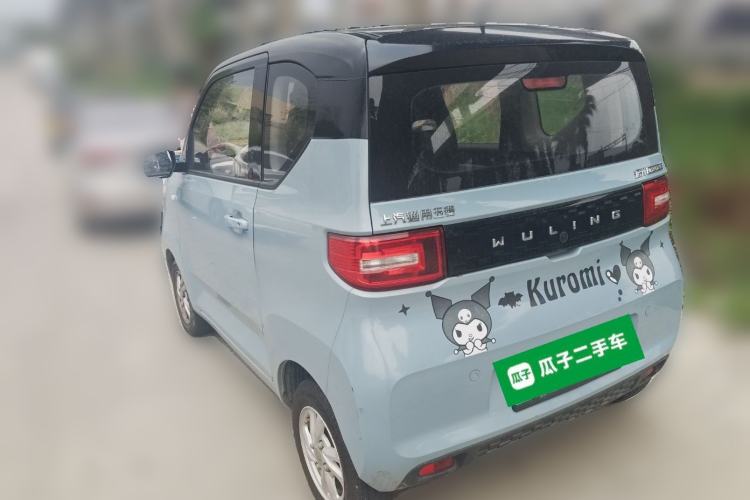 Used Wuling Hongguang MINIEV 2021 Macaron Fashion Model Lithium Iron Phosphate Rear Left 45 Deg