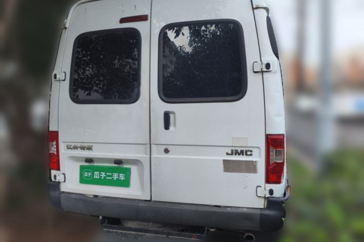 Used JMC Transit 2019 2.8T Commercial Version Long Wheelbase Mid-Roof 6-Seater Rear Single Tire China VI Emission Standard – JX493