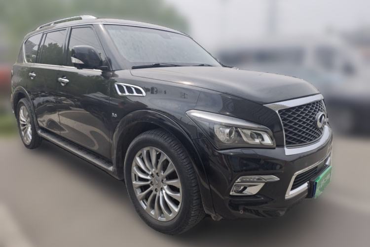 Used Infiniti QX80 2016 5.6L 4WD Front Right 45 Deg