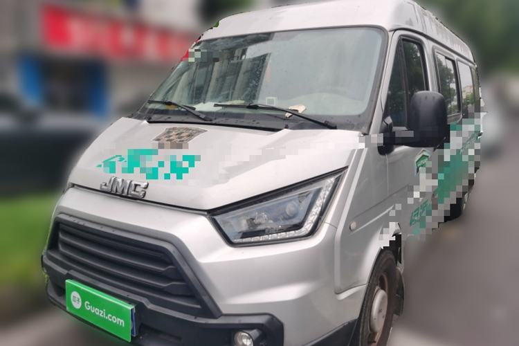 Used JMC Transit 2019 2.8T Commercial Version Long Wheelbase Mid-Roof 6-Seater Rear Single Tire China VI Emission Standard – JX493