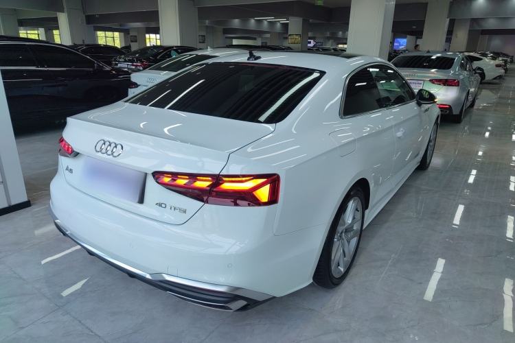 Used Audi A5 2022 Coupe 40 TFSI Fashion Dynamic Model Rear Right 45 Deg