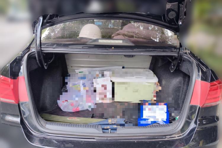 Used Volkswagen Santana 2018 1.5L Automatic Fashion Edition Trunk