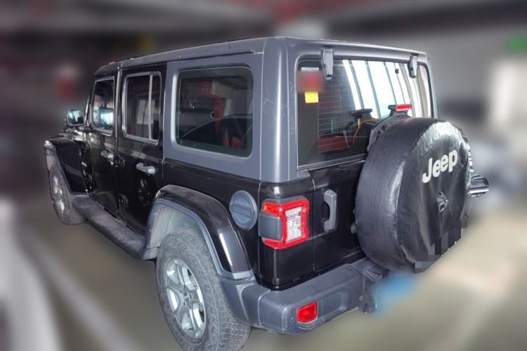 Used Jeep Wrangler 2019 2.0T Sahara Four-Door Version China VI Emission Standard Rear Left 45 Deg