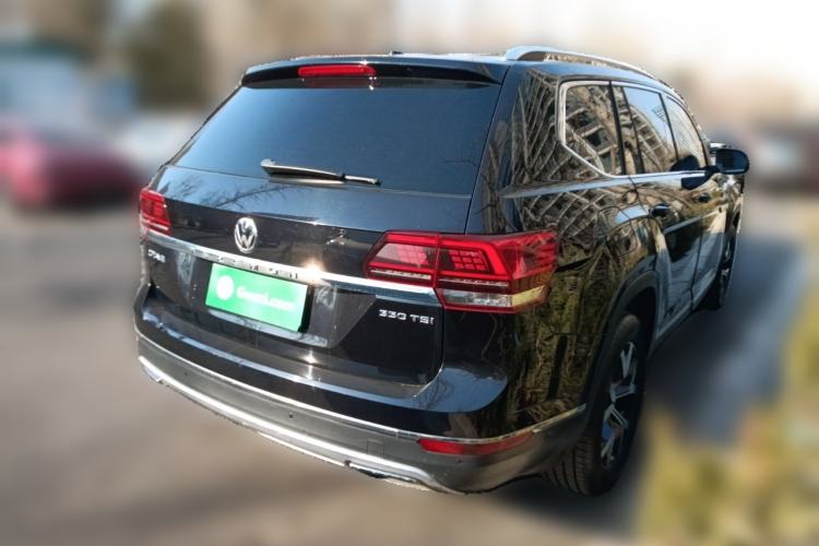 Used Volkswagen Teramont 2019 330TSI Two-Wheel-Drive Luxury Edition China VI Standard Rear Right 45 Deg