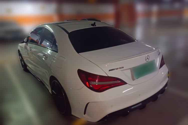 Used Mercedes-Benz CLA AMG 2017 Facelift AMG CLA 45 4MATIC Rear Left 45 Deg