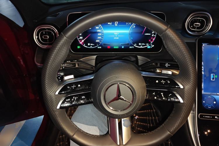 Used Mercedes-Benz C-Class New Energy 2024 C 350 eL Steering Wheel