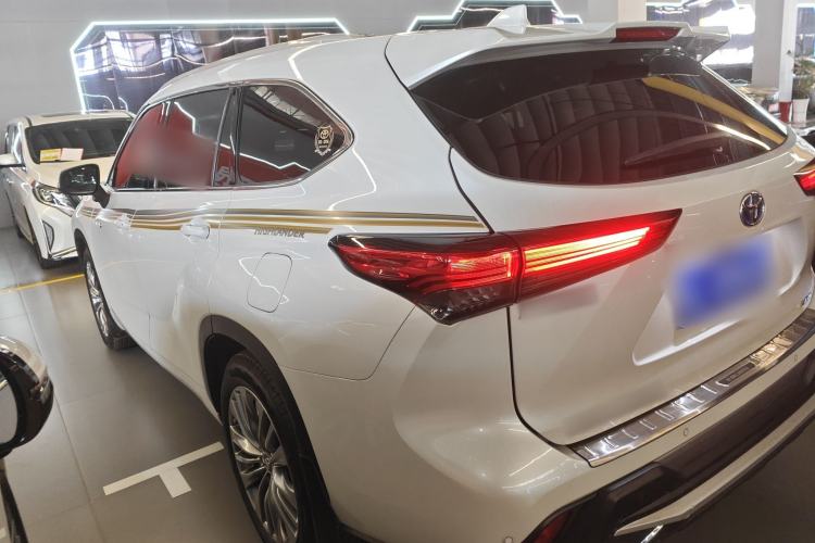 Used Toyota Highlander 2022 Dual-Engine 2.5L Four-Wheel Drive Prestige Version 7 Seats Rear Left 45 Deg