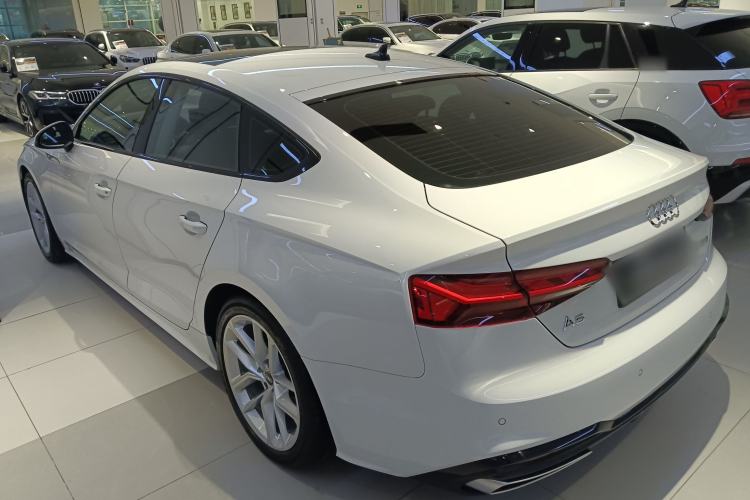 Used Audi A5 2021 Sportback 40 TFSI Fashionable and Dynamic Model Rear Left 45 Deg