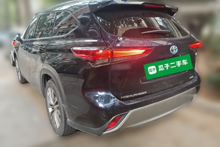 Used Toyota Highlander 2022 Dual-Engine 2.5L Four-Wheel Drive Prestige Version 7 Seats Rear Left 45 Deg