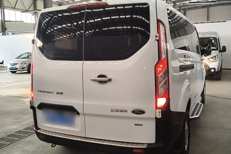 Used Ford Transit 2020 2.0T Diesel Multi-Function Commercial Vehicle Mid-Chassis Low-Roof Design with Dual Rear Doors Meeting China VI Emission Standards Rear Right 45 Deg