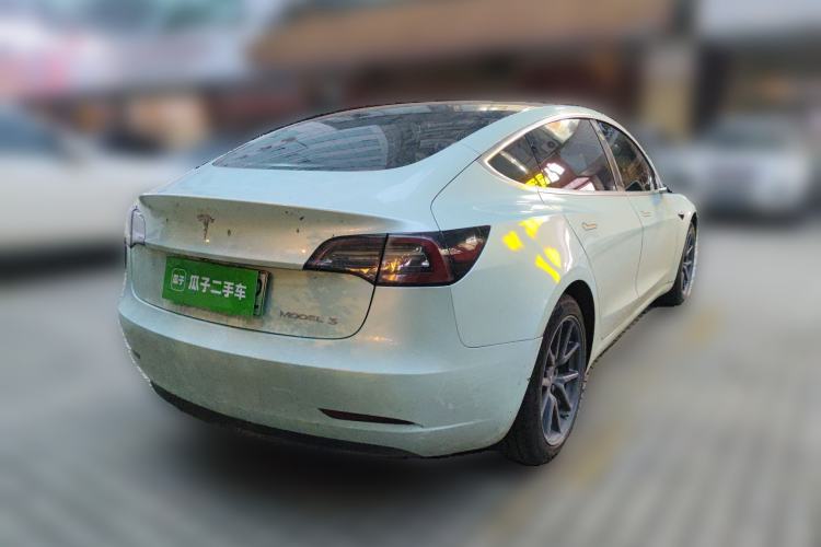 Used Tesla Model 3 2020 Standard Range Rear-Wheel Drive Upgraded Version Rear Right 45 Deg