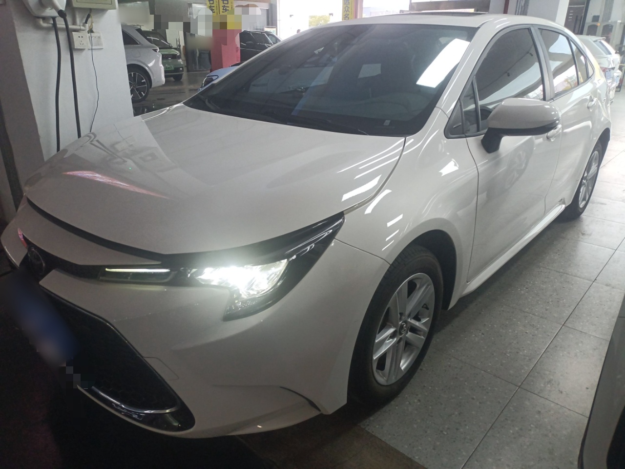 تحت مقدمة السيارة