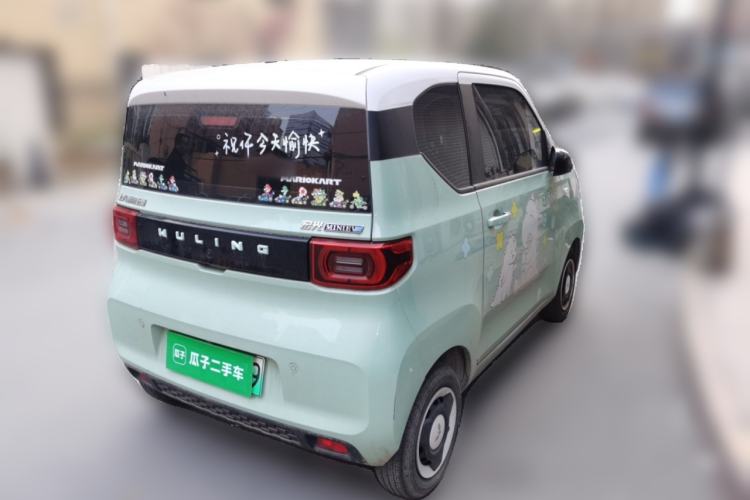 Used Wuling Hongguang MINIEV 2021 Macaron Premium Model – Lithium Iron Phosphate Rear Right 45 Deg