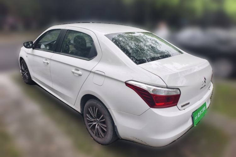 Used Citroen Elysee 2014 1.6L Manual Fashion Edition Rear Left 45 Deg