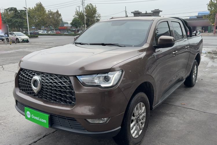 Used Great Wall Poer 2019 2.0T Commercial Version Manual Diesel Two-Wheel Drive Navigation Type Long Bed GW4D20M