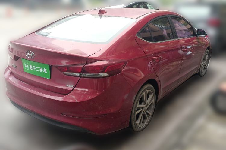 Used Hyundai Elantra (6th Generation / Lingdong) 2016 1.6L Automatic ZhiXuan – Elite Version Rear Right 45 Deg