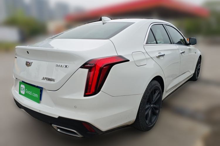 Used Cadillac CT4 2021 28T Luxury Model Rear Right 45 Deg