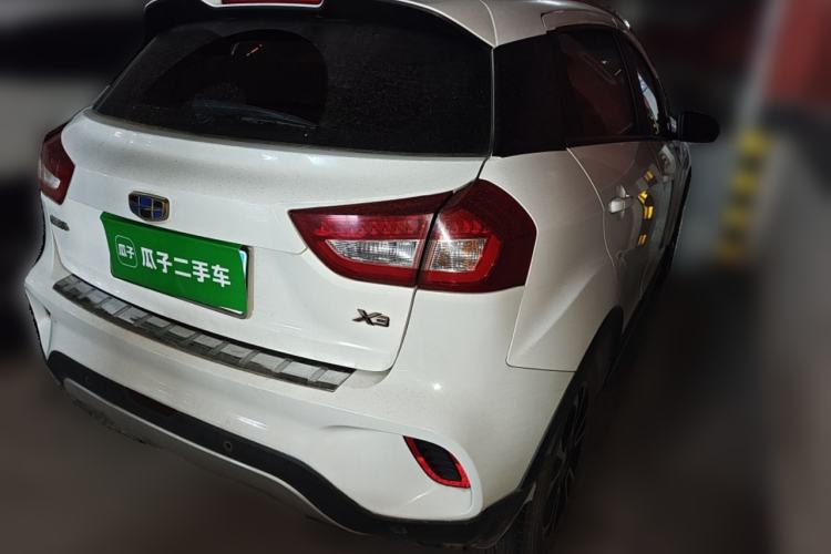 Used Geely Auto Vision X3 2017 1.5L Automatic Luxury Model Rear Right 45 Deg