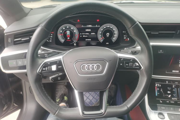 Used Audi A7L 2023 45 TFSI quattro S-line Black Warrior Edition Steering Wheel