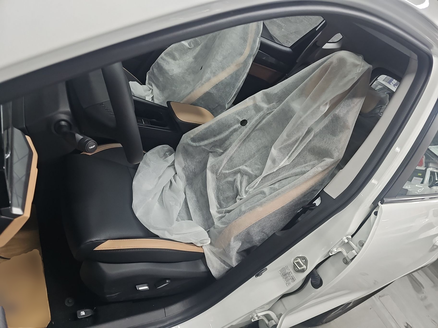 Переднее сиденье в автомобиле