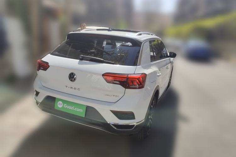 Used Volkswagen T-ROC 2021 280TSI DSG Two-Wheel Drive Comfort Connect Edition Rear Right 45 Deg