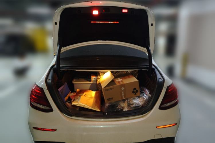 Used Mercedes-Benz E-Class 2017 E 300 L Sporty and Stylish Model Trunk