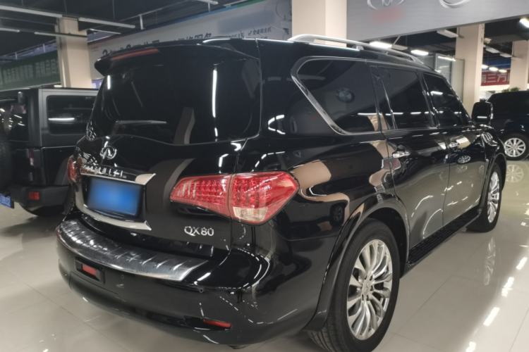 Used Infiniti QX80 2016 5.6L 4WD Rear Right 45 Deg