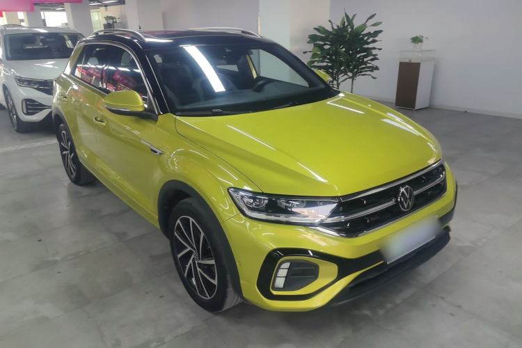 Used Volkswagen T-ROC 2023 300TSI DSG Two-Wheel Drive Starlight Edition Front Right 45 Deg