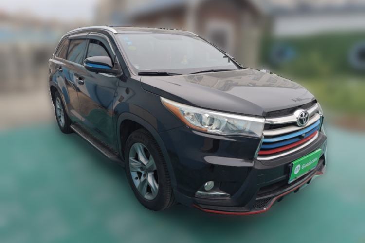 Used Toyota Highlander 2017 2.0T Four-Wheel Drive Luxury Edition 7 Seats Front Right 45 Deg