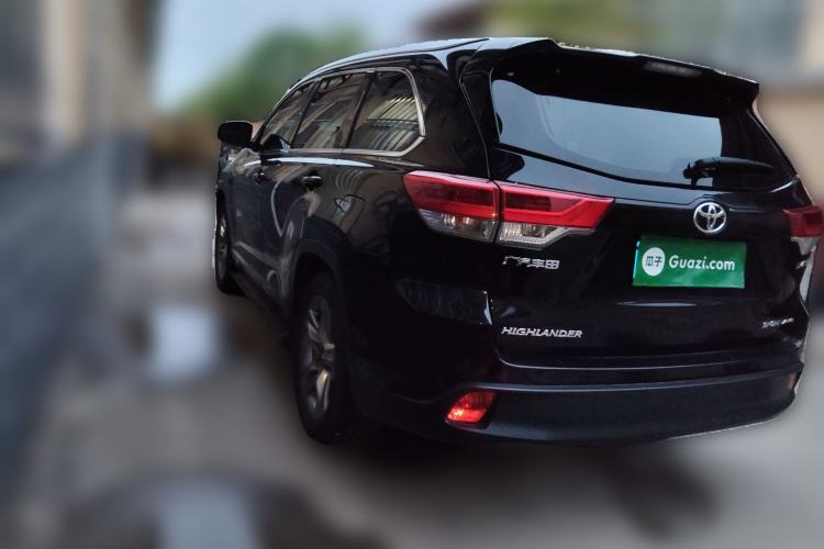 Used Toyota Highlander 2018 2.0T Four-Wheel Drive Prestige Version 7 Seats China VI Standard Rear Left 45 Deg