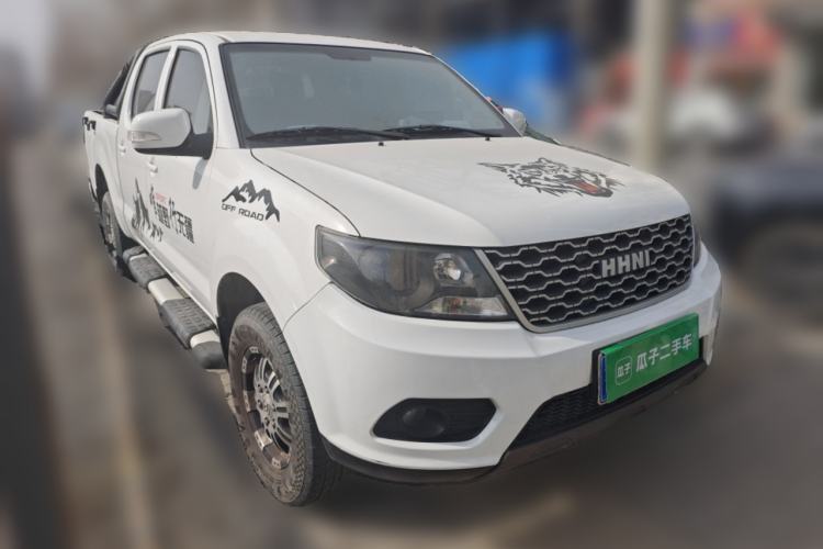 Used Huanghai Xiao Niu 2021 2.4L N1 Manual Gasoline Two-Wheel Drive Chuanfu Type Extended Flat-Bottom Cargo Bed 4K22
