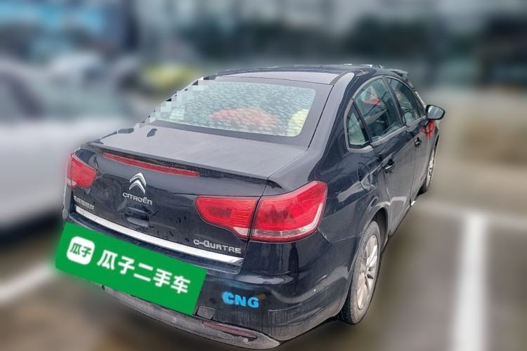 Used Citroen C-Quatre 2013 1.6L Manual Prestige CNG Model Rear Right 45 Deg