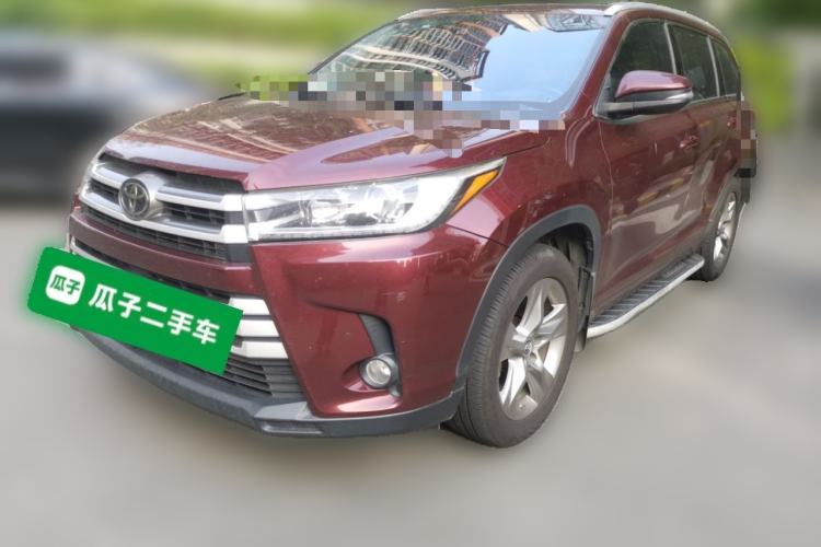 Used Toyota Highlander 2018 2.0T Four-Wheel Drive Luxury Version 7 Seats China VI Standard