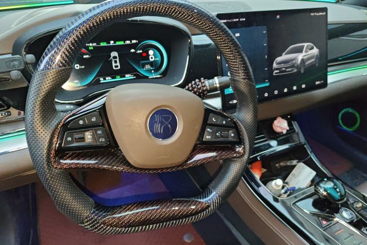 Used BYD Han 2020 EV Long-Range Luxury Model Steering Wheel