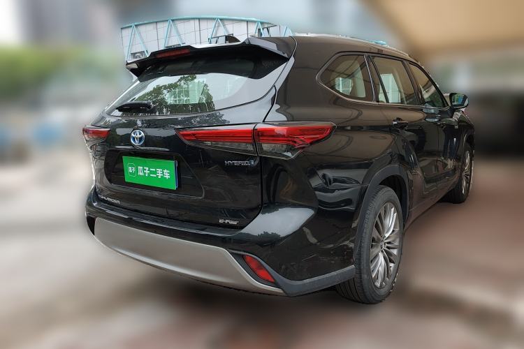 Used Toyota Highlander 2022 Dual-Engine 2.5L Four-Wheel Drive Luxury Edition 7 Seats Rear Right 45 Deg