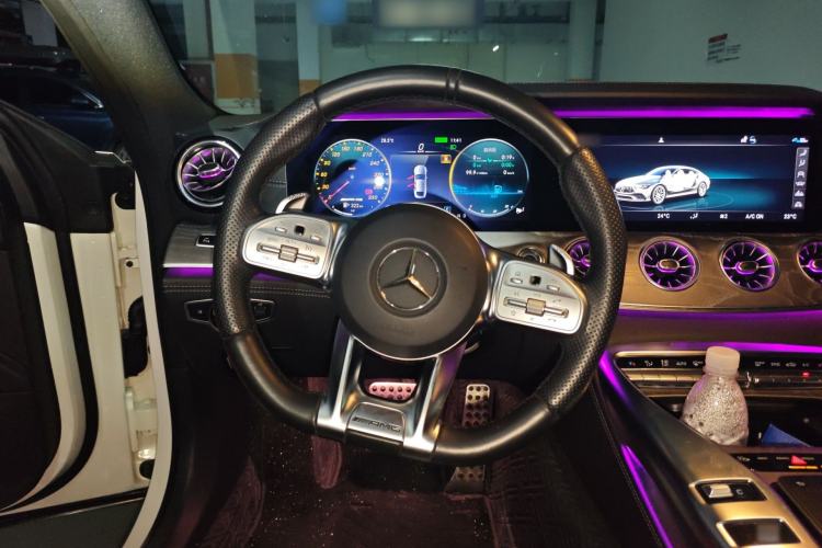 Used Mercedes-Benz AMG GT 2019 AMG GT 50 four-door sports car Steering Wheel