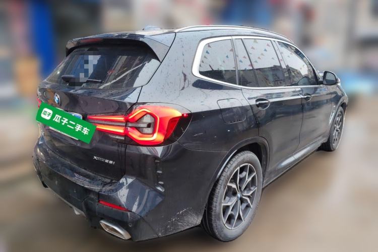 Used BMW X3 2022 Restyled xDrive25i M Sport Package Rear Right 45 Deg