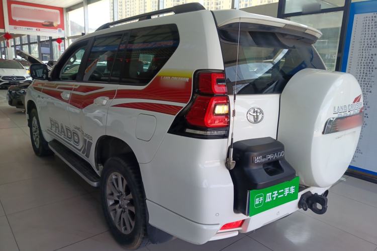 Used Toyota Prado 2019 3.5L Automatic TX-L Deluxe Edition with Rear-Mounted Spare Tire Rear Left 45 Deg