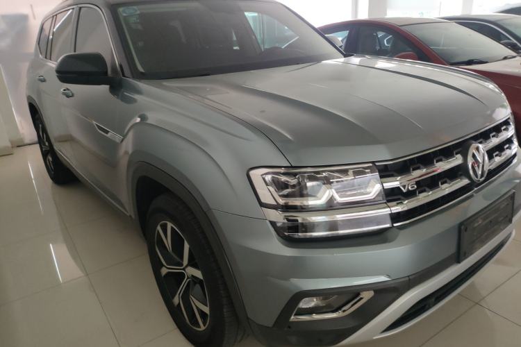 Used Volkswagen Teramont 2020 330TSI Two-Wheel-Drive Luxury Edition China VI Standard Front Right 45 Deg