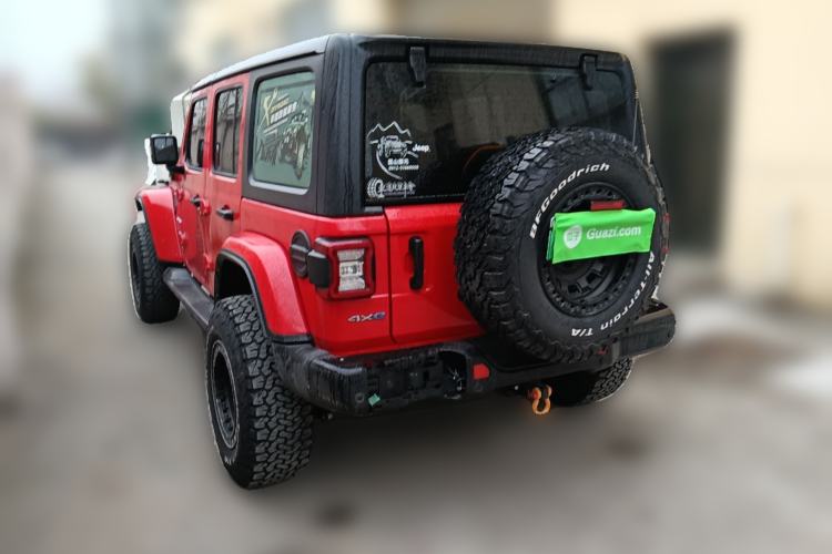 Used Jeep Wrangler New Energy 2021 Four-Door 2.0T 4xe Sahara Rear Left 45 Deg