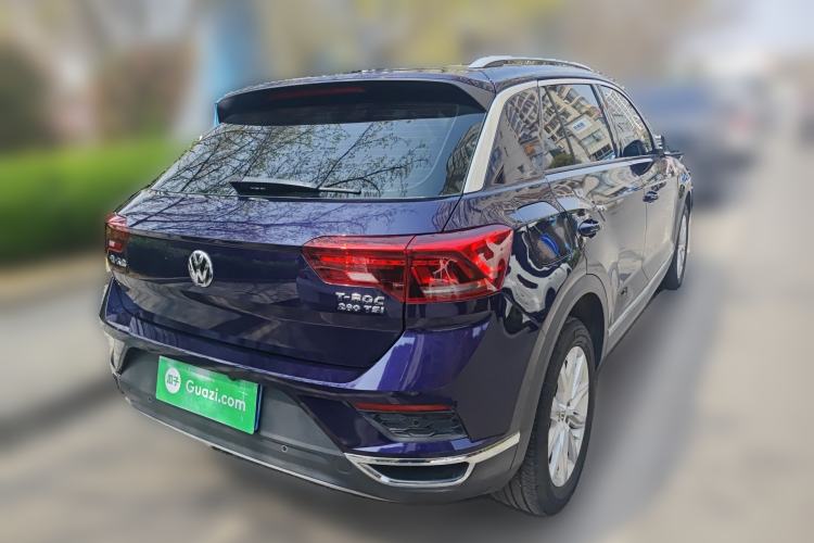 Used Volkswagen T-ROC 2018 280TSI DSG Two-Wheel Drive Advanced Version China V Emission Standard Rear Right 45 Deg