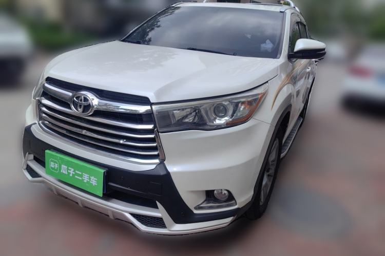 Used Toyota Highlander 2017 2.0T Four-Wheel Drive Luxury Navigation Version 7 Seats Guazi used car, China used car export, Used car for sale, Used cars, Cheapest cars for sale