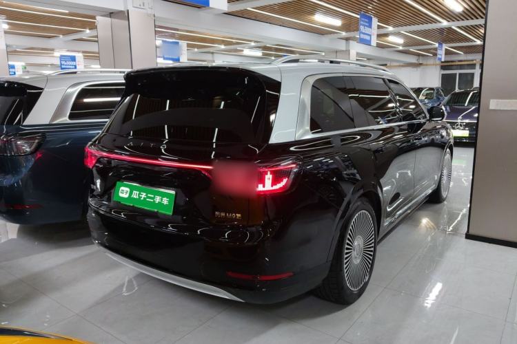 Used Hima AITO M9 2025 Pure Electric Ultra Version 100 kWh 6-Seater Model Rear Right 45 Deg