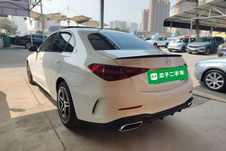 Used Mercedes-Benz C-Class 2024 Facelifted C-Class 260 L Night Edition Sports Version Rear Left 45 Deg