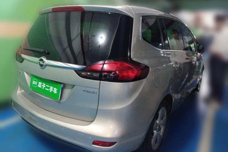 Used Opel Zafira 2013 1.4T Seven-Seater Luxury Model Rear Right 45 Deg