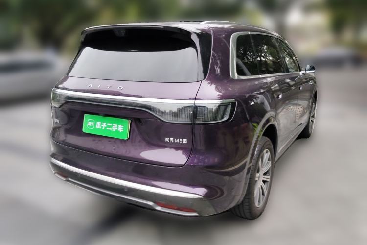 Used Hima AITO M8 2025 Model Pure Electric Max+ Five-Seat Long-Range Version Rear Right 45 Deg