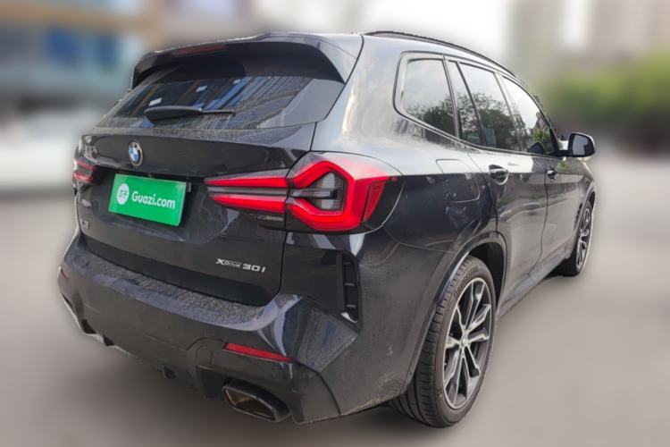 Used BMW X3 2022 Facelift xDrive30i Luxury Edition M Night Edition Package Rear Right 45 Deg