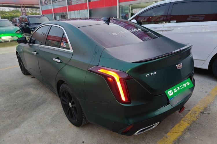 Used Cadillac CT4 2021 28T Luxury Model Rear Left 45 Deg