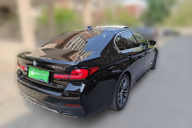 Used BMW 5 Series 2021 525Li M Sport Package Rear Right 45 Deg