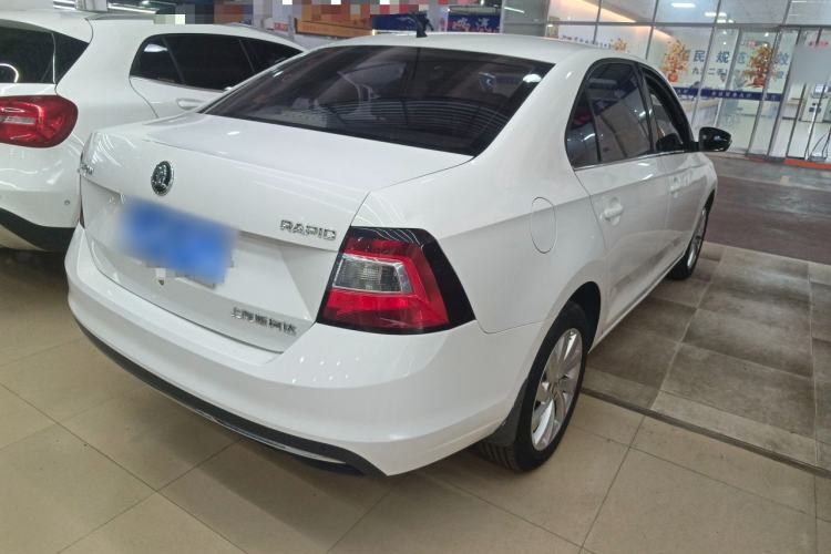 Used Skoda Rapid 2019 1.5L Automatic Comfort Edition China V Standard Rear Right 45 Deg